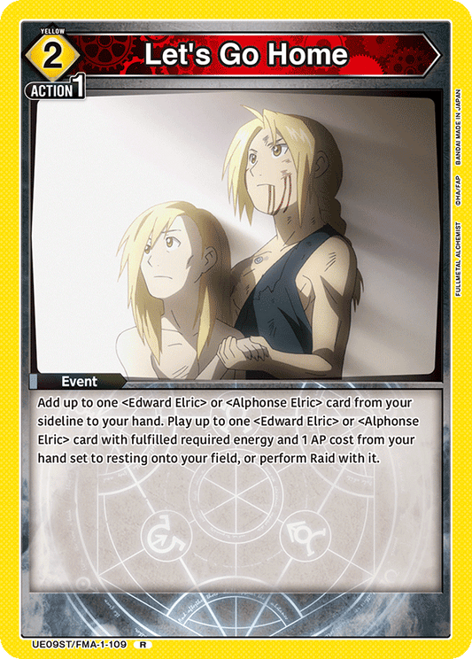 Let's Go Home (Character) (UE09ST/FMA-1-109) (R)