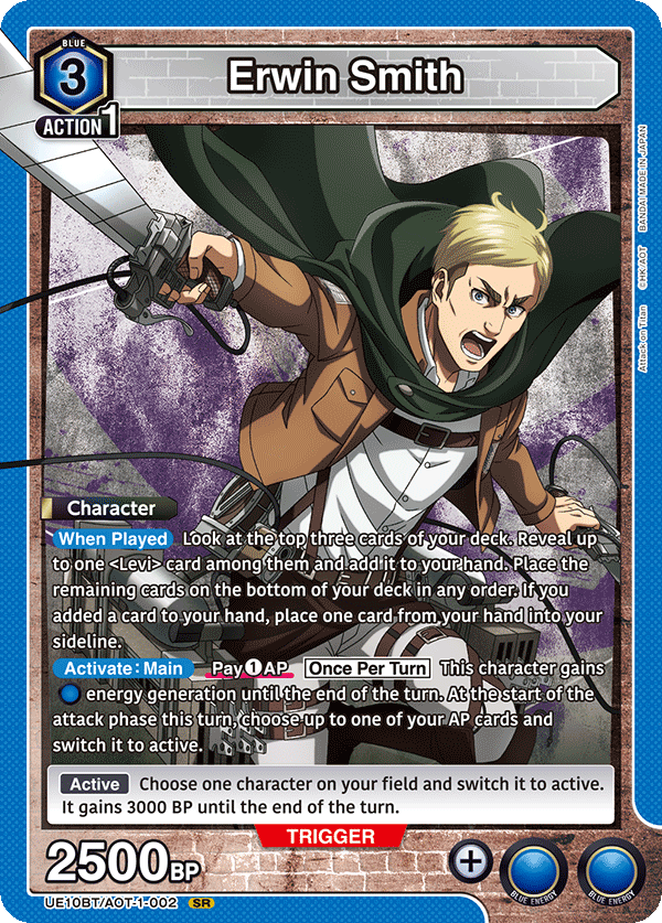 Erwin Smith (UE10BT/AOT-1-002) (SR)