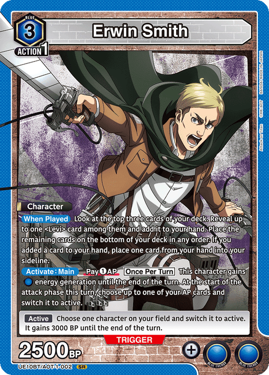 Erwin Smith (Character) (UE10BT/AOT-1-002) (SR)