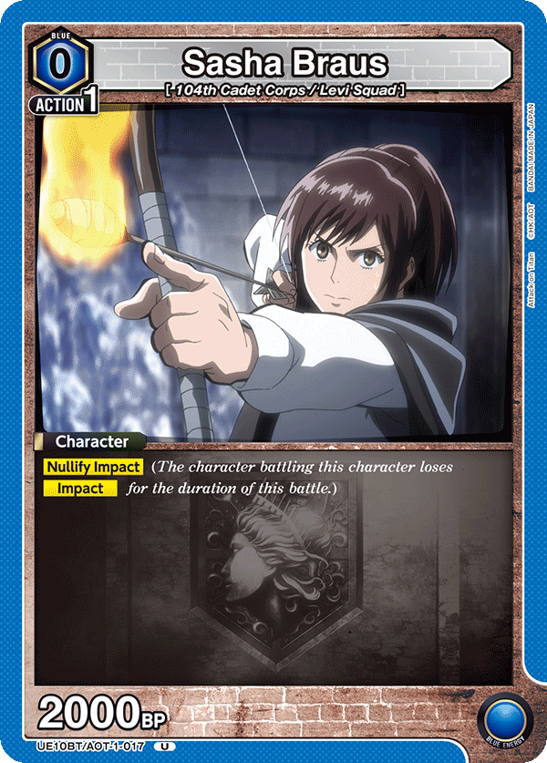 Sasha Braus (Character) (UE10BT/AOT-1-017) (U)