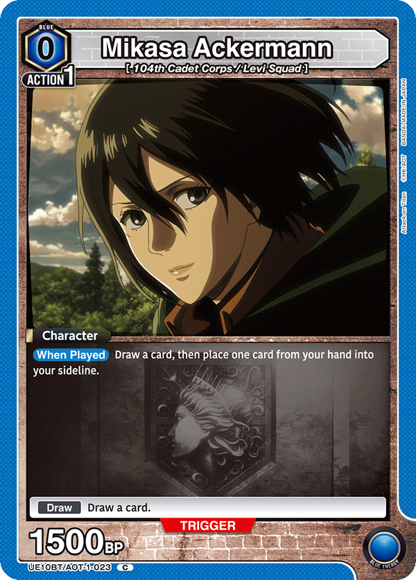 Mikasa Ackermann (Character) (UE10BT/AOT-1-023) (C)