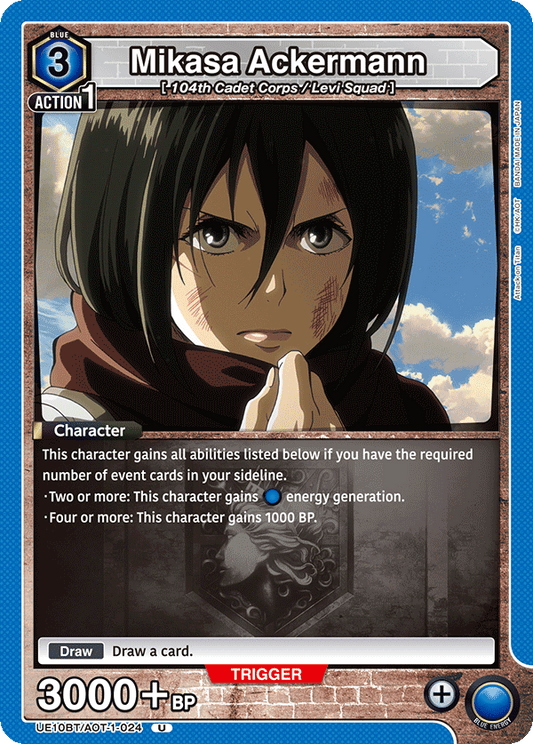 Mikasa Ackermann (Character) (UE10BT/AOT-1-024) (U)