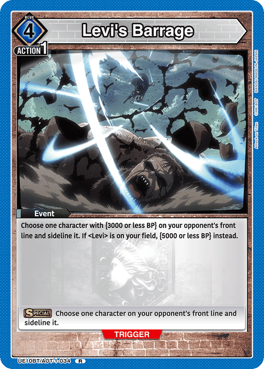 Levi's Barrage (Event) (UE10BT/AOT-1-034) (R)