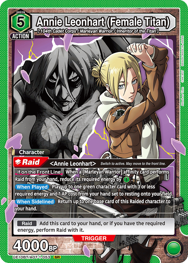 Annie Leonhart (Female Titan) (UE10BT/AOT-1-053) (SR)