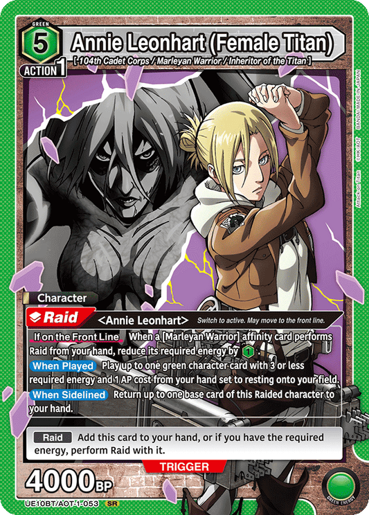 Annie Leonhart (Female Titan) (Character) (UE10BT/AOT-1-053) (SR)
