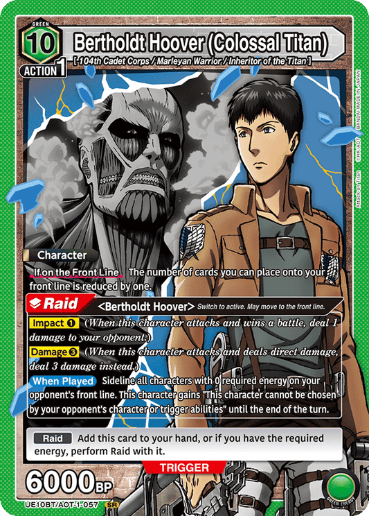 Bertholdt Hoover (Colossal Titan) (Character) (UE10BT/AOT-1-057) (SR)