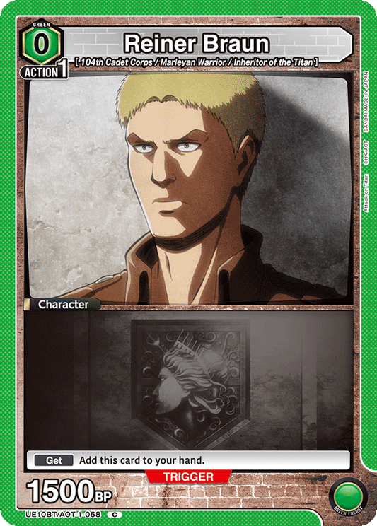 Reiner Braun (Character) (UE10BT/AOT-1-058) (C)