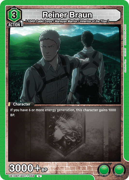 Reiner Braun (Character) (UE10BT/AOT-1-059) (U)