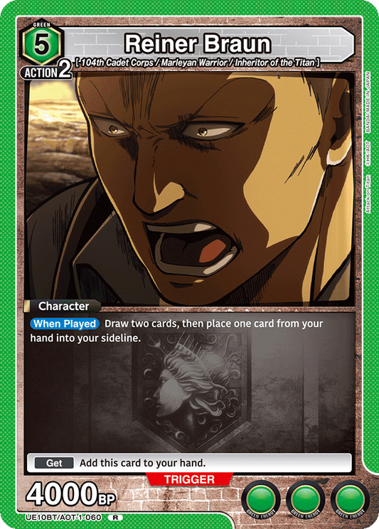 Reiner Braun (Character) (UE10BT/AOT-1-060) (R)