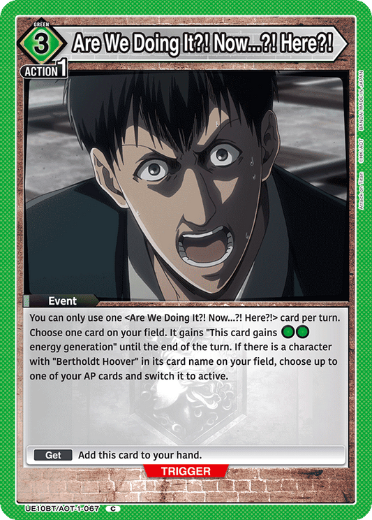 Are We Doing It?! Now...?! Here?! (Event) (UE10BT/AOT-1-067) (C)