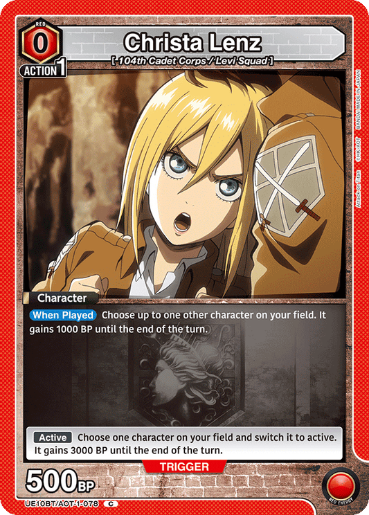 Christa Lenz (Character) (UE10BT/AOT-1-078) (C)