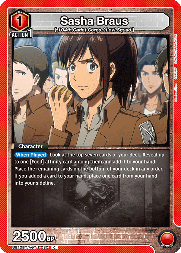 Sasha Braus (Character) (UE10BT/AOT-1-080) (C)