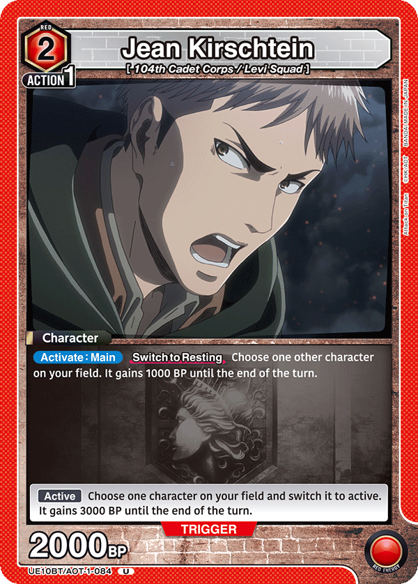 Jean Kirschtein (Character) (UE10BT/AOT-1-084) (U)