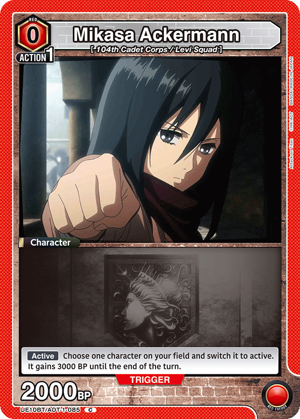 Mikasa Ackermann (Character) (UE10BT/AOT-1-085) (C)