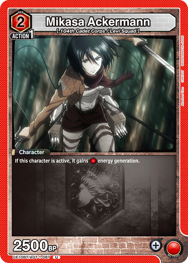 Mikasa Ackermann (Character) (UE10BT/AOT-1-087) (U)
