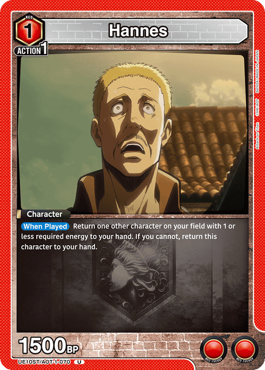Hannes (Character) (UE10ST/AOT-1-070) (U)