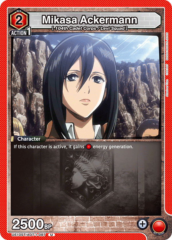 Mikasa Ackermann (Character) (UE10ST/AOT-1-087) (U)