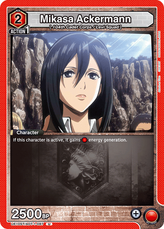 Mikasa Ackermann (Character) (UE10ST/AOT-1-087) (U)