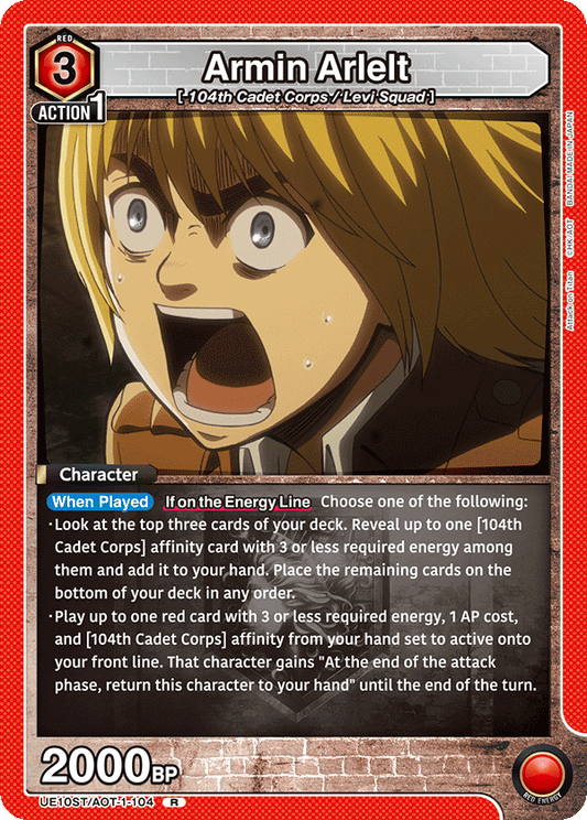 Armin Arlelt (Character) (UE10ST/AOT-1-104) (R)
