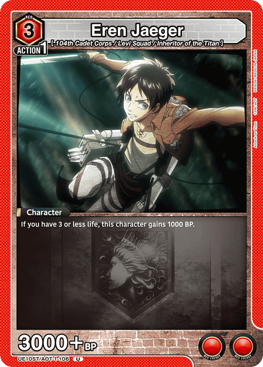 Eren Jaeger (Character) (UE10ST/AOT-1-106) (U)