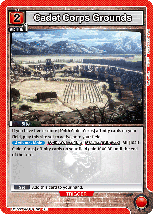 Cadet Corps Grounds (Site) (UE10ST/AOT-1-108) (U)