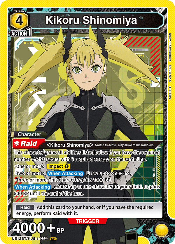 Kikoru Shinomiya (Character)(UE12BT/KJ8-1-020) (SR)