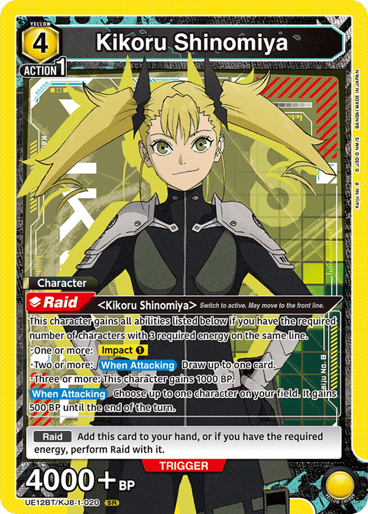 Kikoru Shinomiya (Character)(UE12BT/KJ8-1-020) (SR)