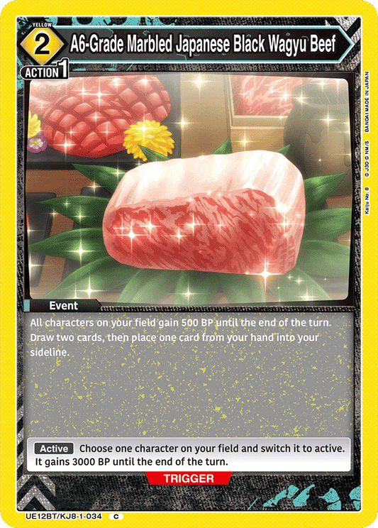 A6-Grade Marbled Japanese Black Wagyu Beef (Event)(UE12BT/KJ8-1-034) (C)