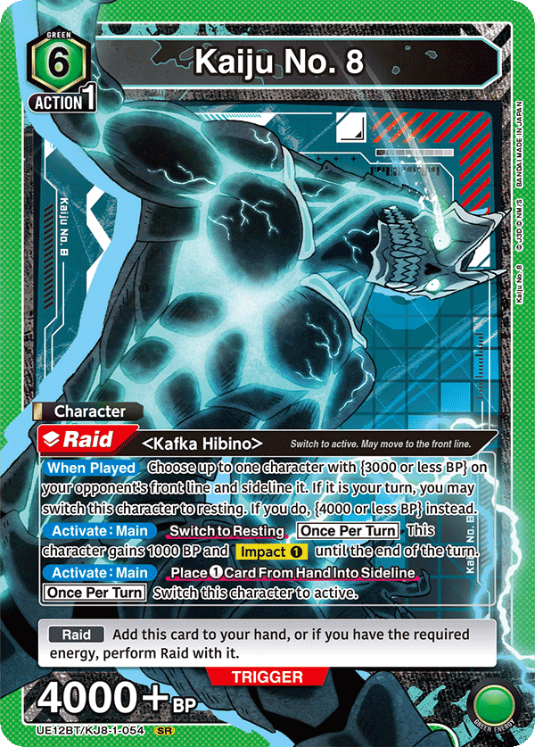 Kaiju No. 8 (Character)(UE12BT/KJ8-1-054) (SR)