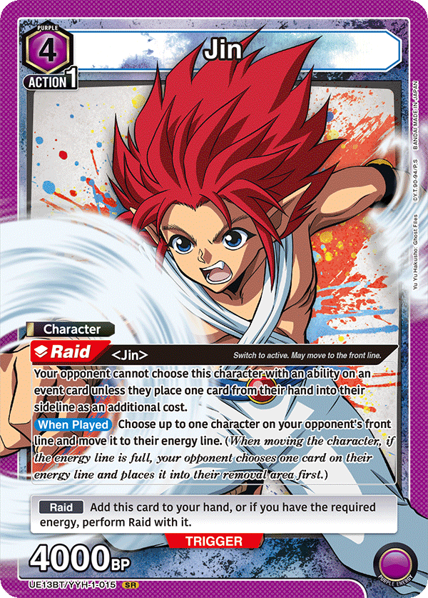 Jin (Character)(UE13BT/YYH-1-015) (SR)