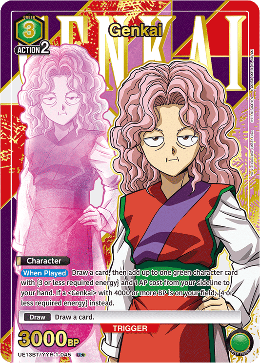 Genkai (Character)(UE13BT/YYH-1-045) (U*) (Alternate Art)