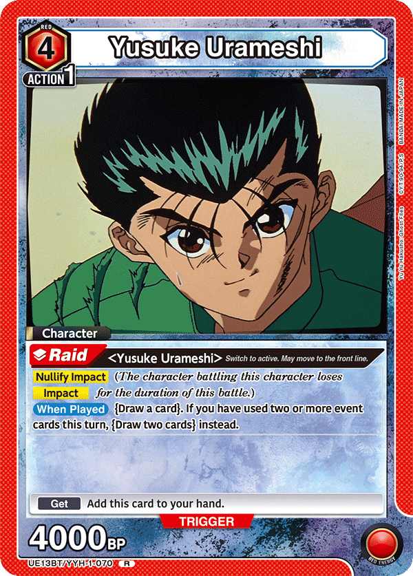 Yusuke Urameshi (Character)(UE13BT/YYH-1-070) (R)