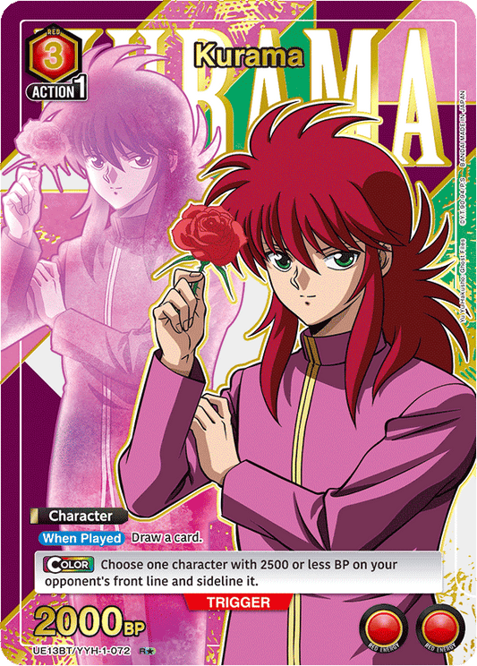 Kurama (Character)(UE13BT/YYH-1-072) (R*) (Alternate Art)
