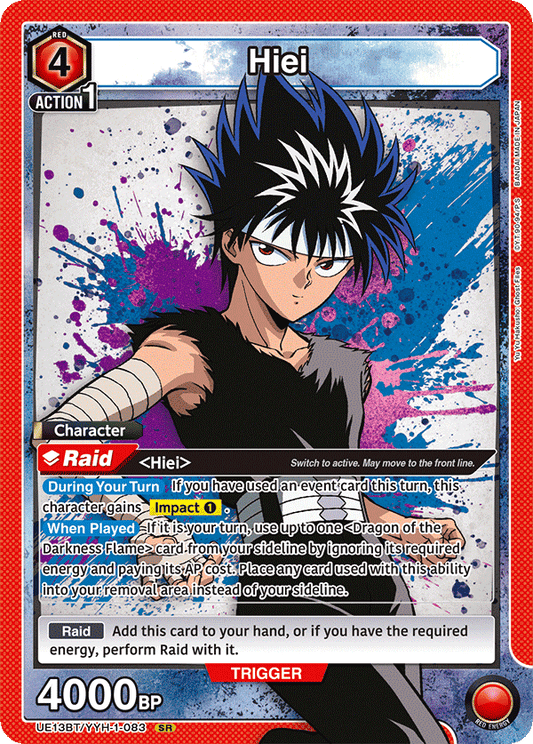Hiei (Character)(UE13BT/YYH-1-083) (SR)
