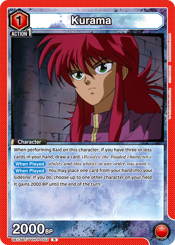 Kurama (Character)(UE13BT/YYH-P-003) (R)