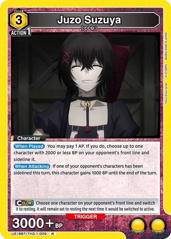 Juzo Suzuya (Character) (UE18BT/TKG-1-009) (SR)