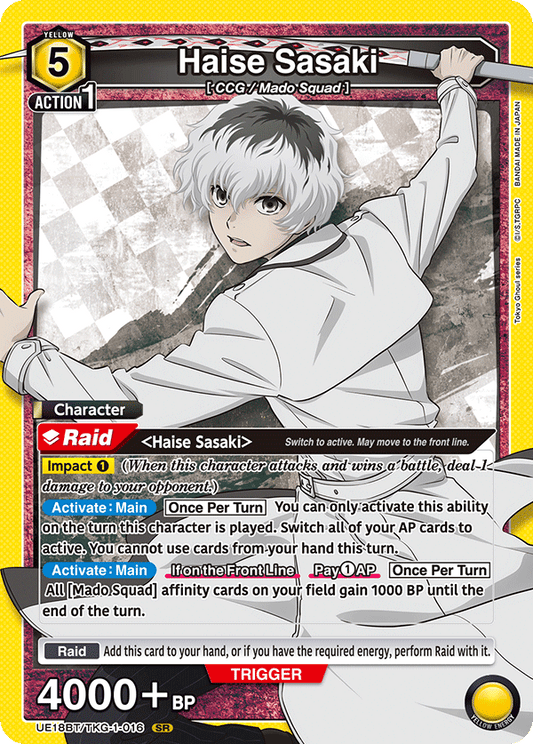 Haise Sasaki (Character) (UE18BT/TKG-1-016) (SR)