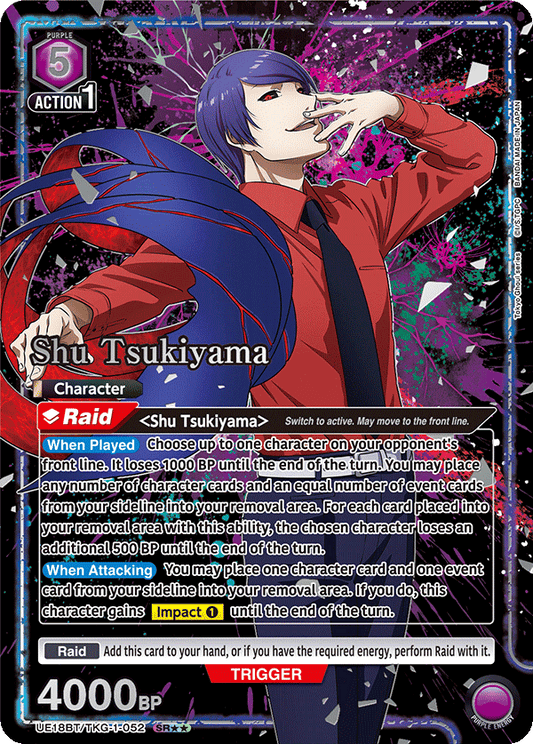 Shu Tsukiyama (Character) (UE18BT/TKG-1-052) (SR**) (Alternate Art)