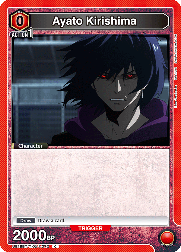 Ayato Kirishima (Character) (UE18BT/TKG-1-072) (C)
