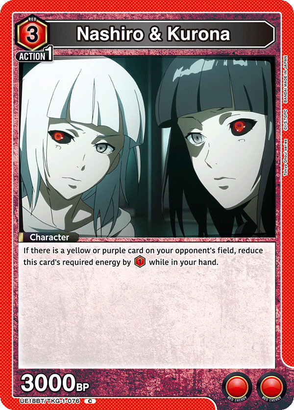 Nashiro & Kurona (Character) (UE18BT/TKG-1-076) (C)