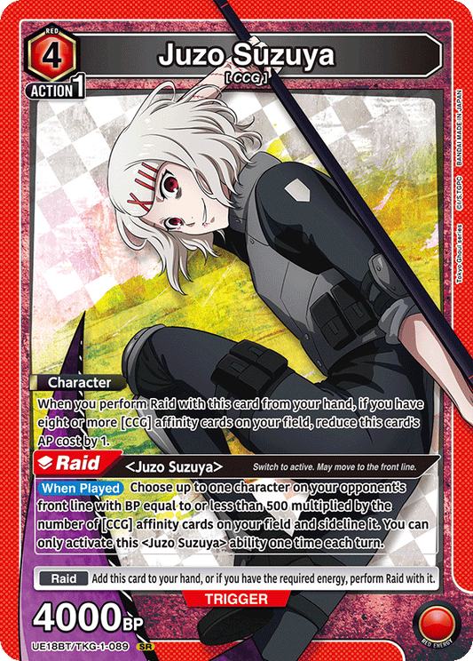 Juzo Suzuya (Character) (UE18BT/TKG-1-089) (SR)
