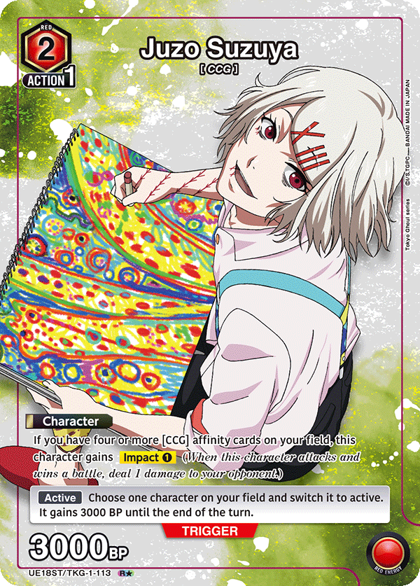 Juzo Suzuya (Character) (UE18ST/TKG-1-113) (R*) (Alternate Art)