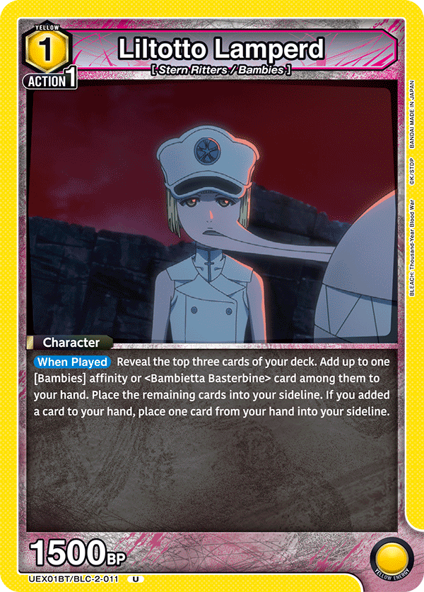 Liltotto Lamperd (Character) (UEX01BT/BLC-2-011) (U)