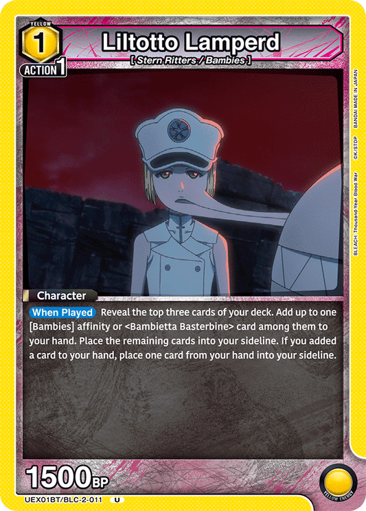 Liltotto Lamperd (Character) (UEX01BT/BLC-2-011) (U)