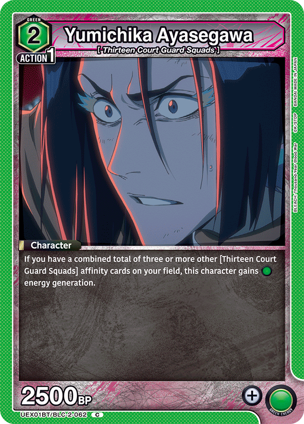 Yumichika Ayasegawa (Character) (UEX01BT/BLC-2-062) (C)