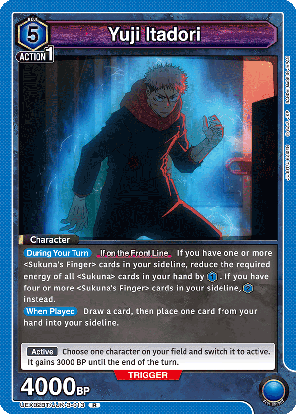 Yuji Itadori (Character) (UEX02BT/JJK-3-013 (R)