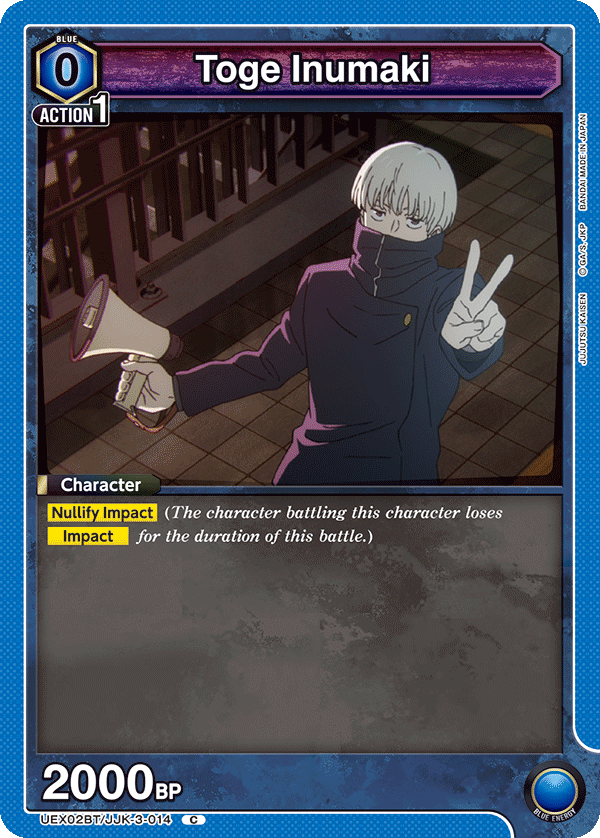 Toge Inumaki (Character) (UEX02BT/JJK-3-014) (C)