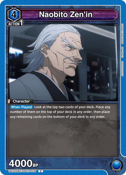 Naobito Zen'in (Character) (UEX02BT/JJK-3-016) (C)