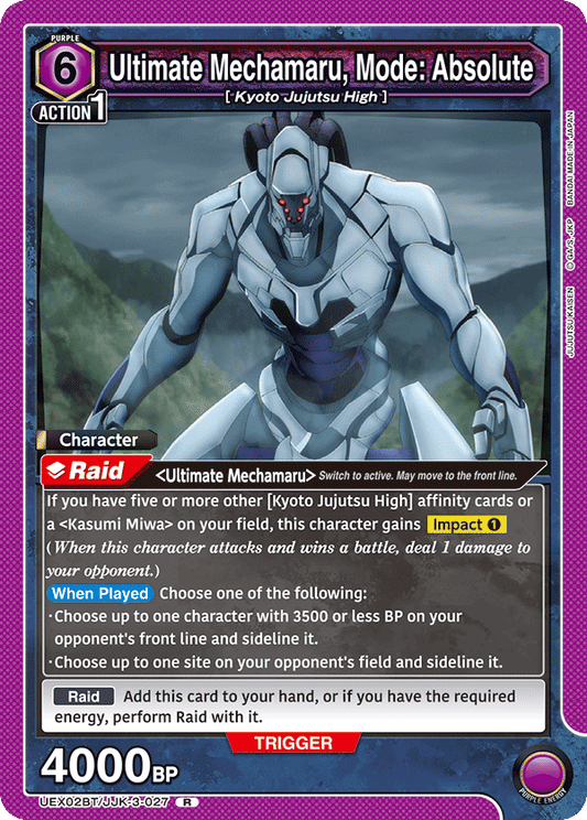 Ultimate Mechamaru, Mode: Absolute (Character)(UEX02BT/JJK-3-027) (R)