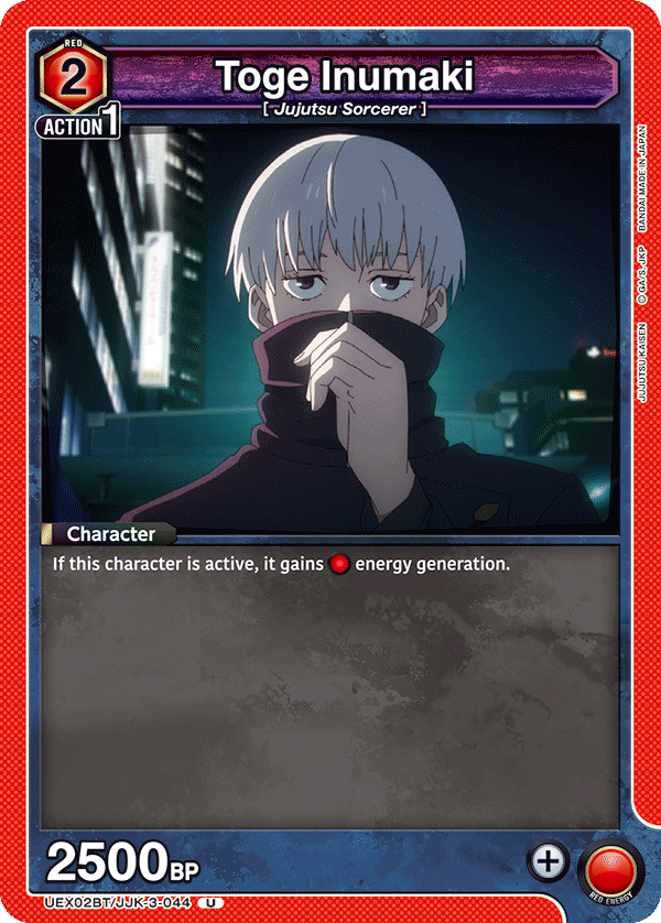 Toge Inumaki (Character) (UEX02BT/JJK-3-044) (U)